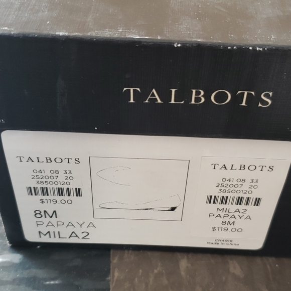Talbots papaya colored mila shoes - Picture 5 of 5